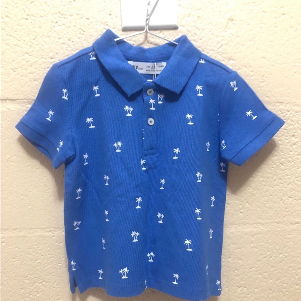 NWT ZARA BABY BOY POLO SHIRT 2-3 Years